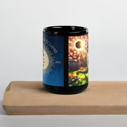 Bernedoodle Eclipse- Black Glossy Mug v2