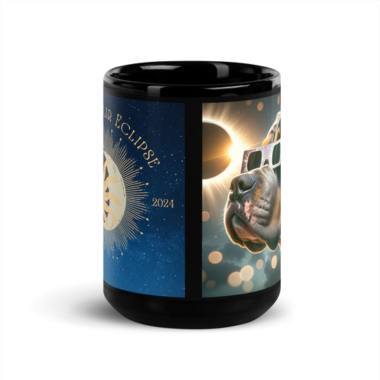 Catahoula Bulldog Eclipse- Black Glossy Mug v2