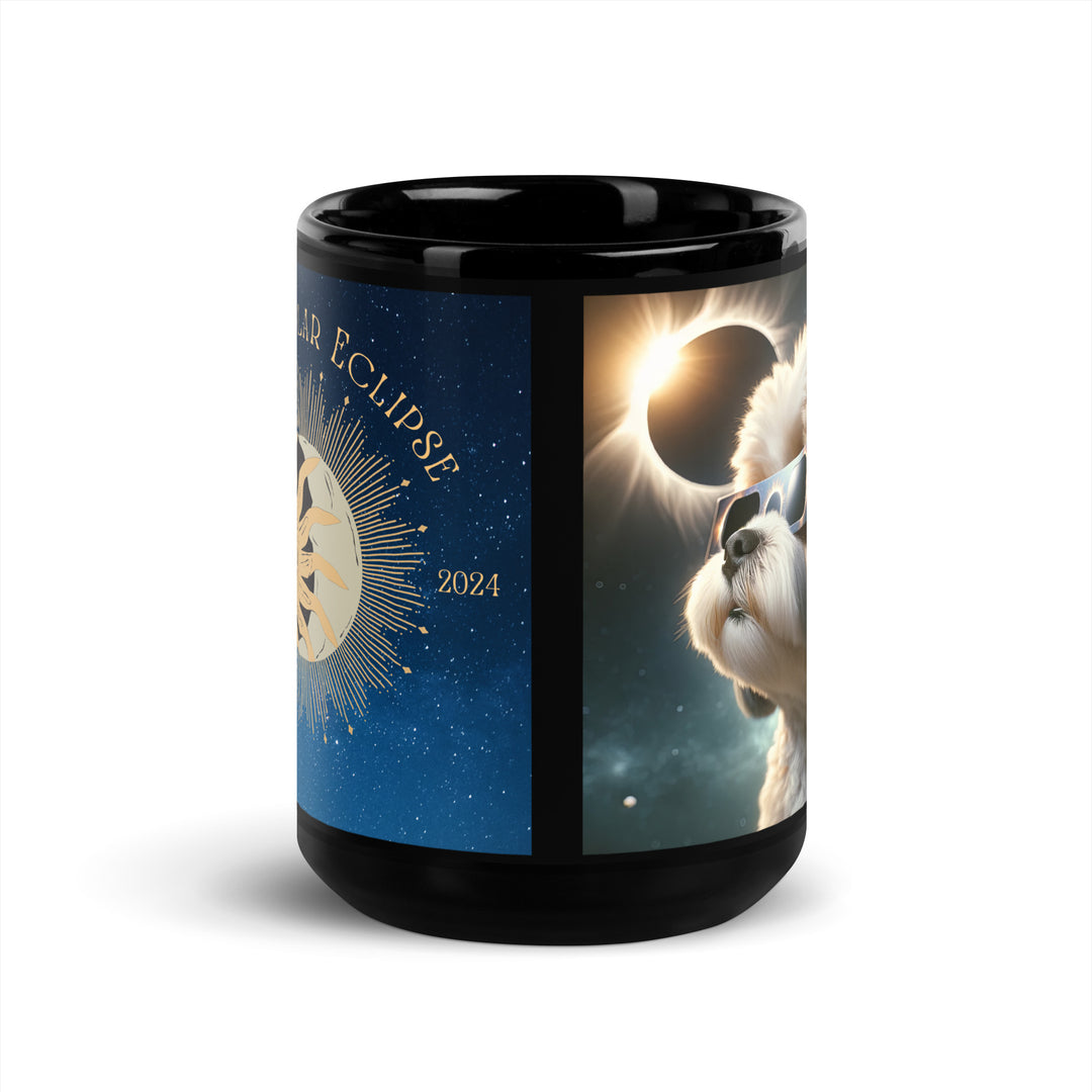 Cavachon Eclipse- Black Glossy Mug