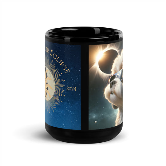 Cavachon Eclipse- Black Glossy Mug