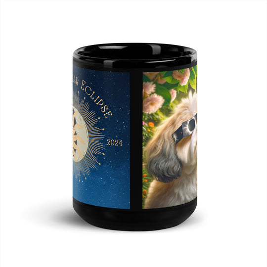 Cavachon Eclipse- Black Glossy Mug v2