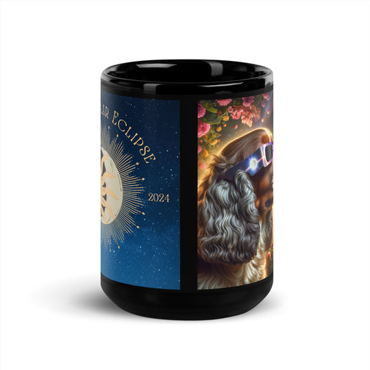 Sprocker Spaniel Eclipse- Black Glossy Mug v2