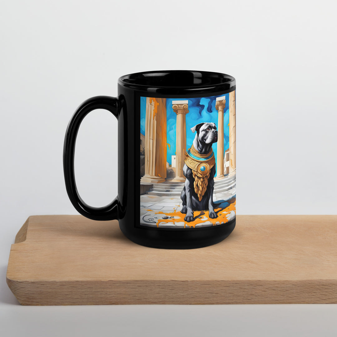 Cane Corso- Black Glossy Mug v3