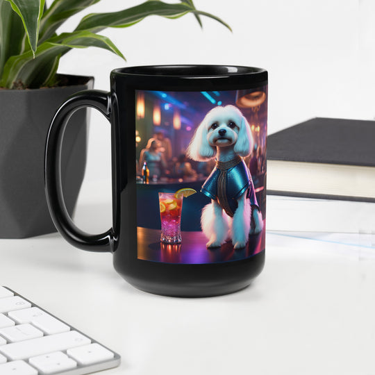 Cavachon- Black Glossy Mug