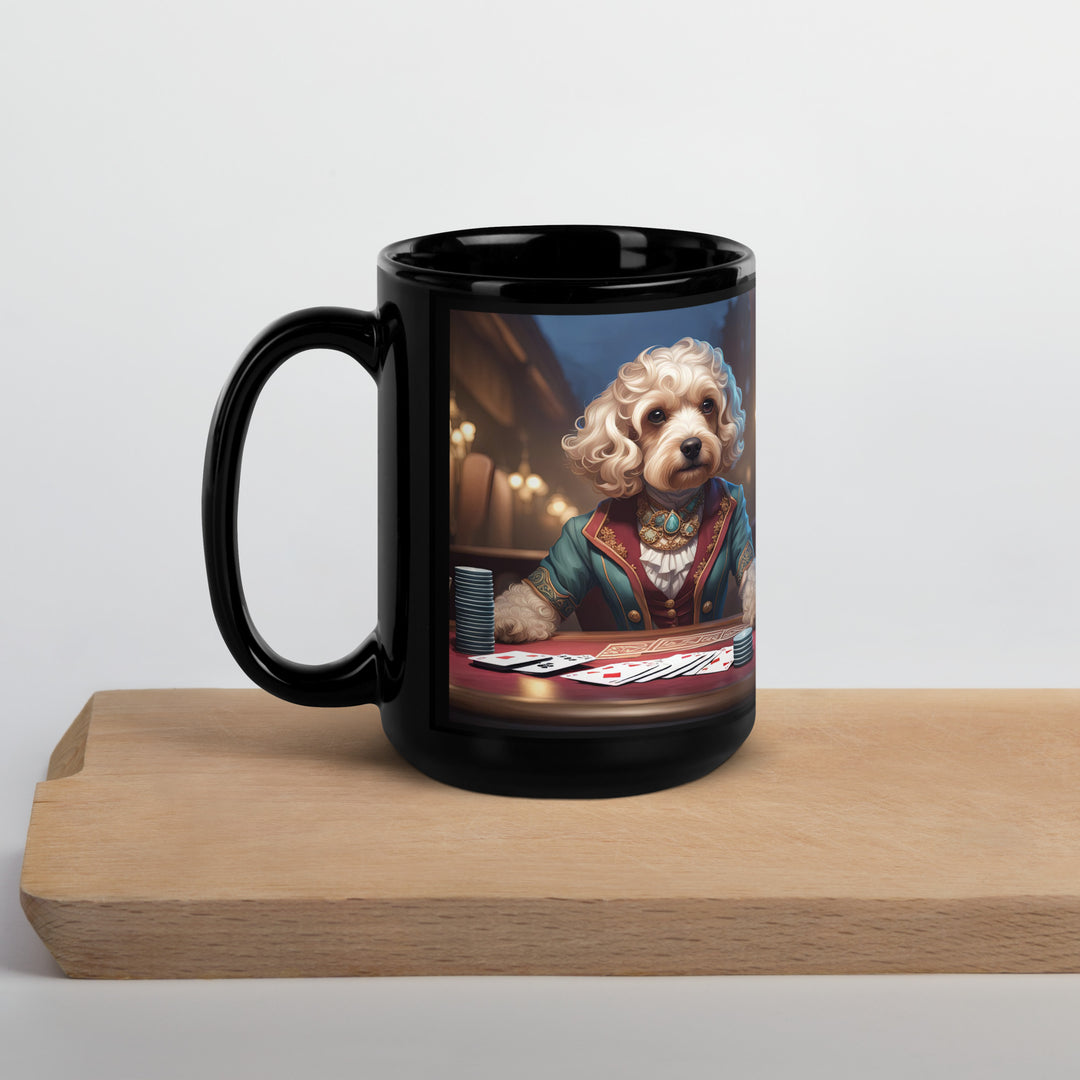 Cockapoo General- Black Glossy Mug v2