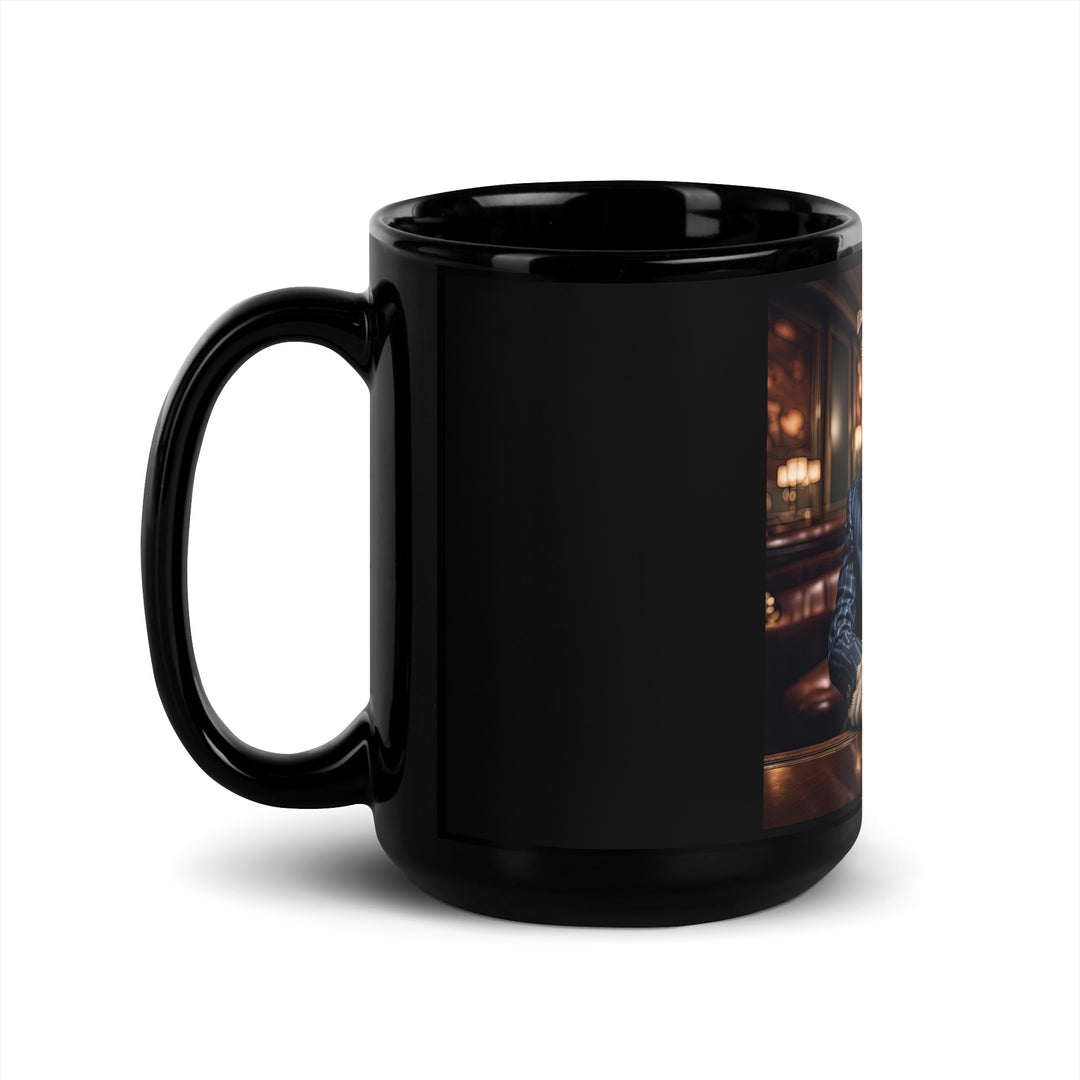 Pekapoo General- Black Glossy Mug v13