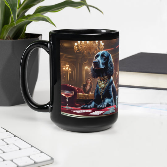 Sprocker Spaniel General- Black Glossy Mug v11