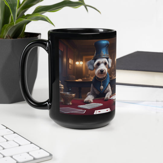 Schnoodle General- Black Glossy Mug v3