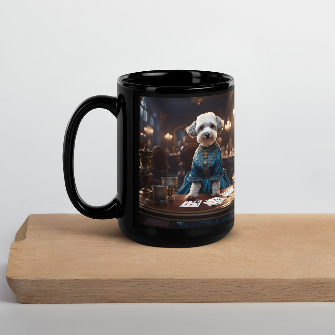 Schnoodle General- Black Glossy Mug v4