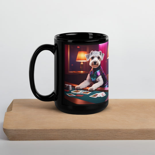 Schnoodle General- Black Glossy Mug v8