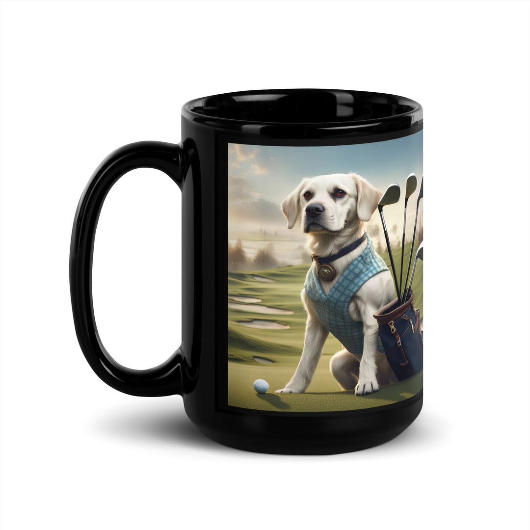 Springador Golfer- Black Glossy Mug v5