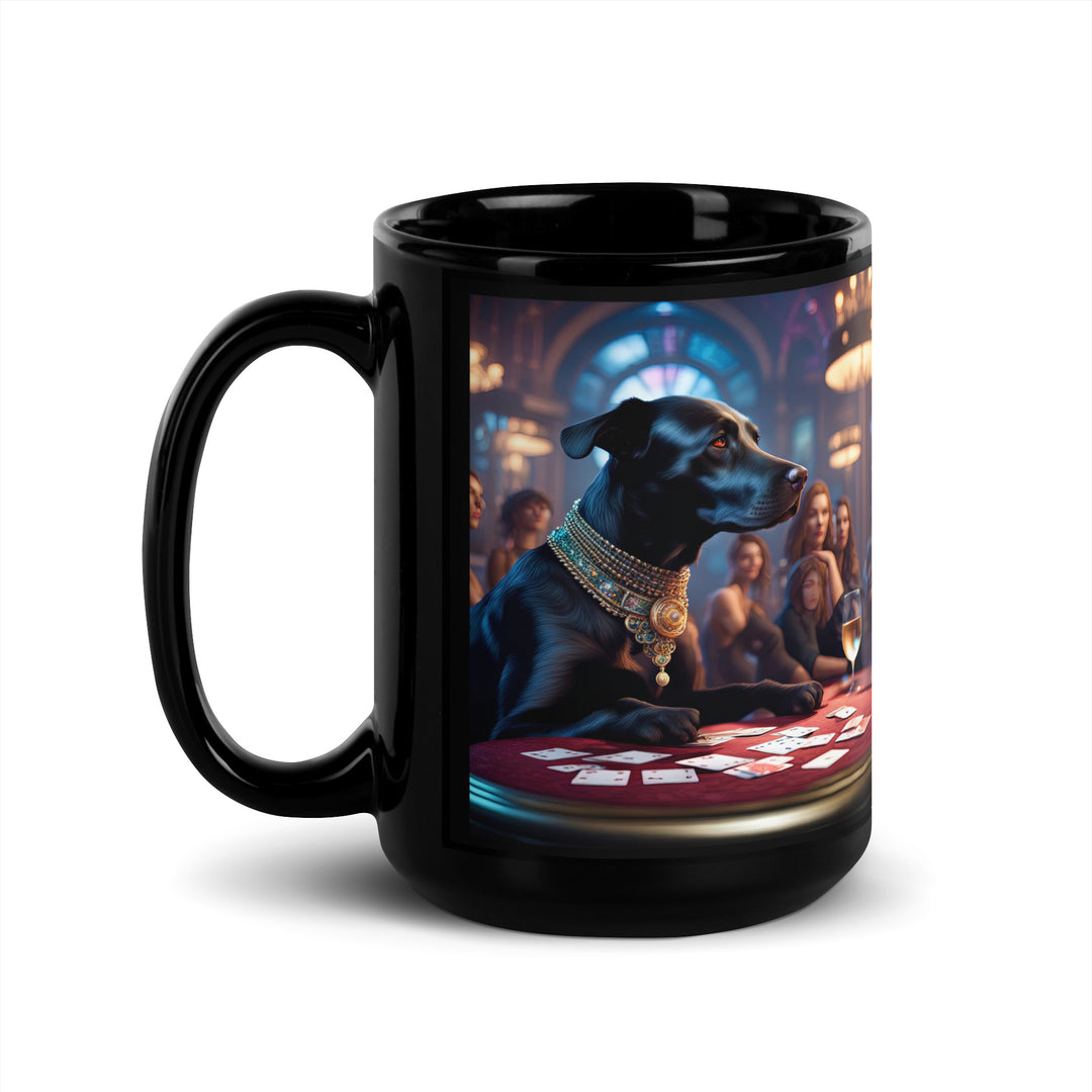 Springador General- Black Glossy Mug v11