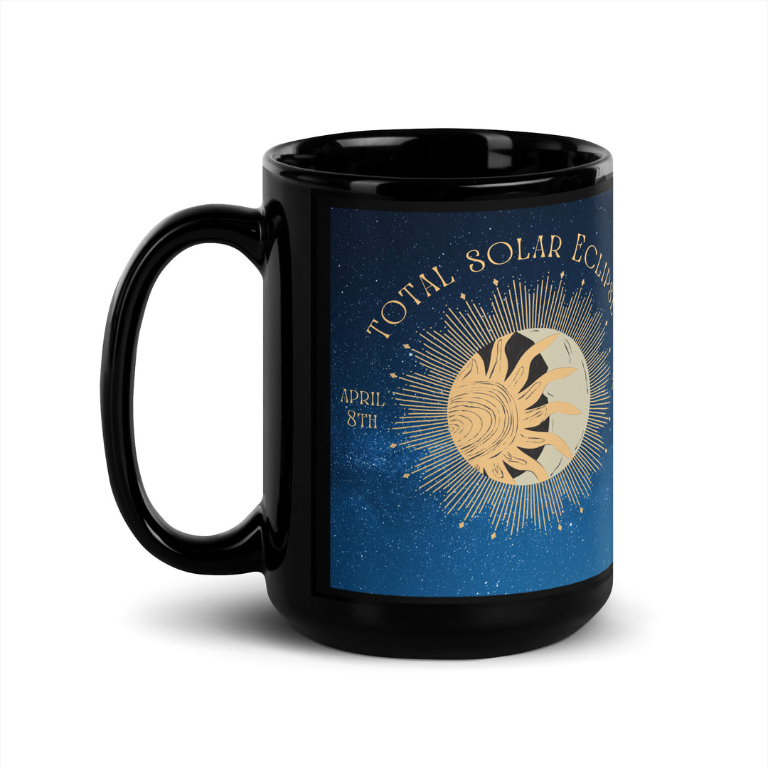 Great Dane Eclipse- Black Glossy Mug v2