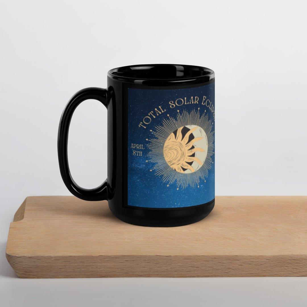 Bernedoodle Eclipse- Black Glossy Mug v2