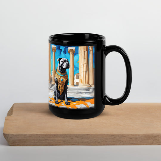 Cane Corso- Black Glossy Mug v3