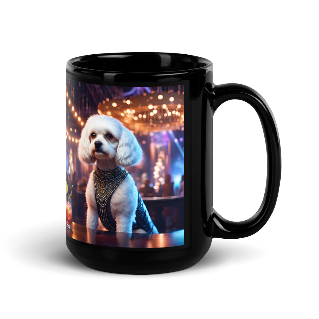 Cavachon- Black Glossy Mug v7