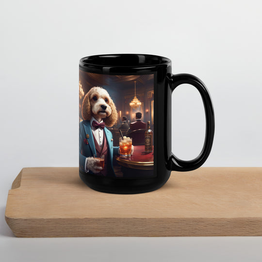 Cavapoo General- Black Glossy Mug v10