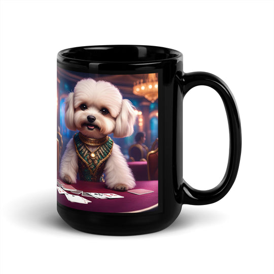 Maltipoo General- Black Glossy Mug v13