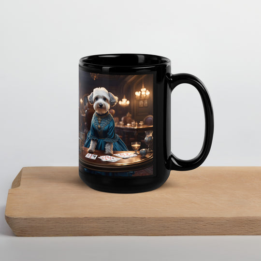 Schnoodle General- Black Glossy Mug v4