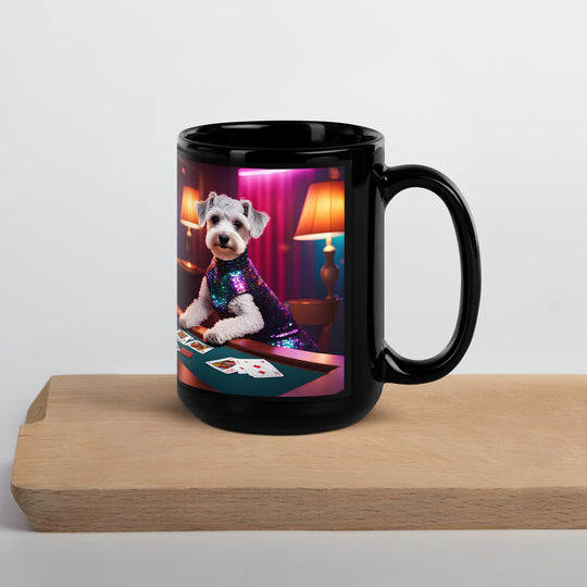 Schnoodle General- Black Glossy Mug v8