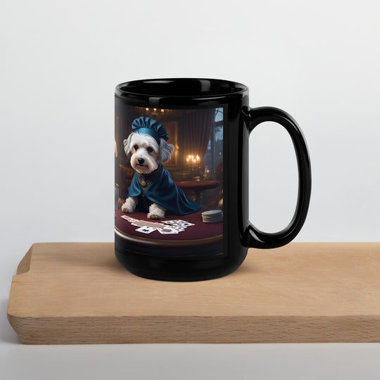 Schnoodle General- Black Glossy Mug v9