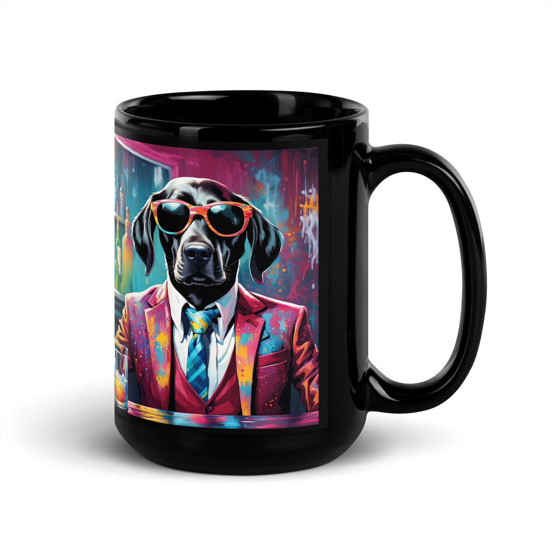 Springador General- Black Glossy Mug v8