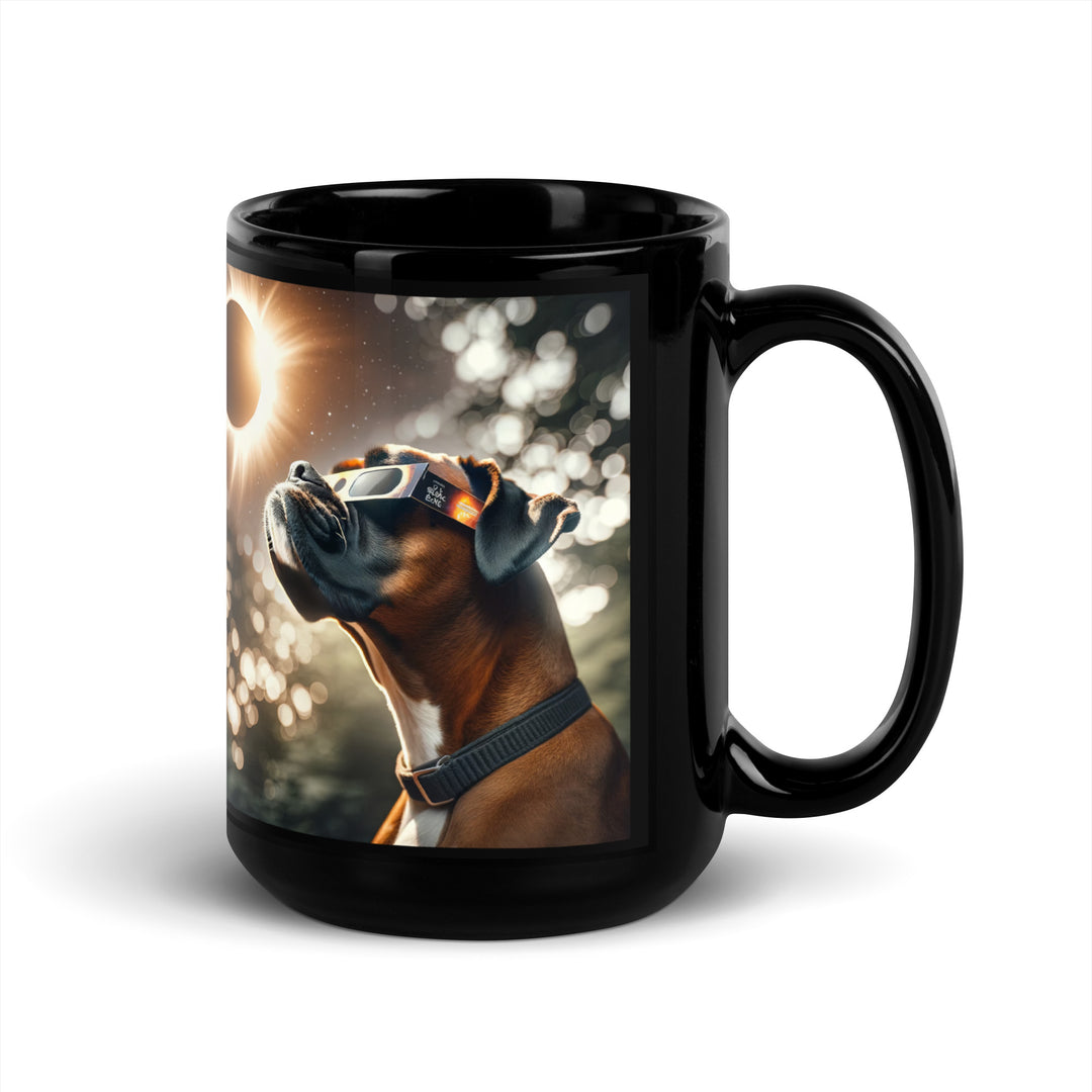 Boxer Eclipse- Black Glossy Mug v2