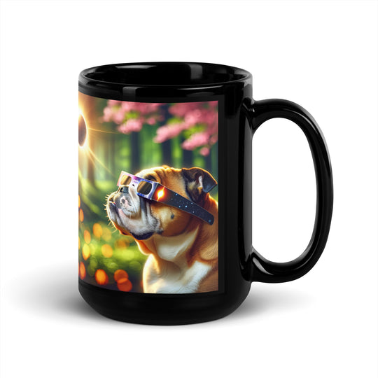 Bulldog Eclipse- Black Glossy Mug
