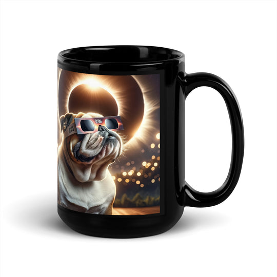 Bulldog Eclipse- Black Glossy Mug v2