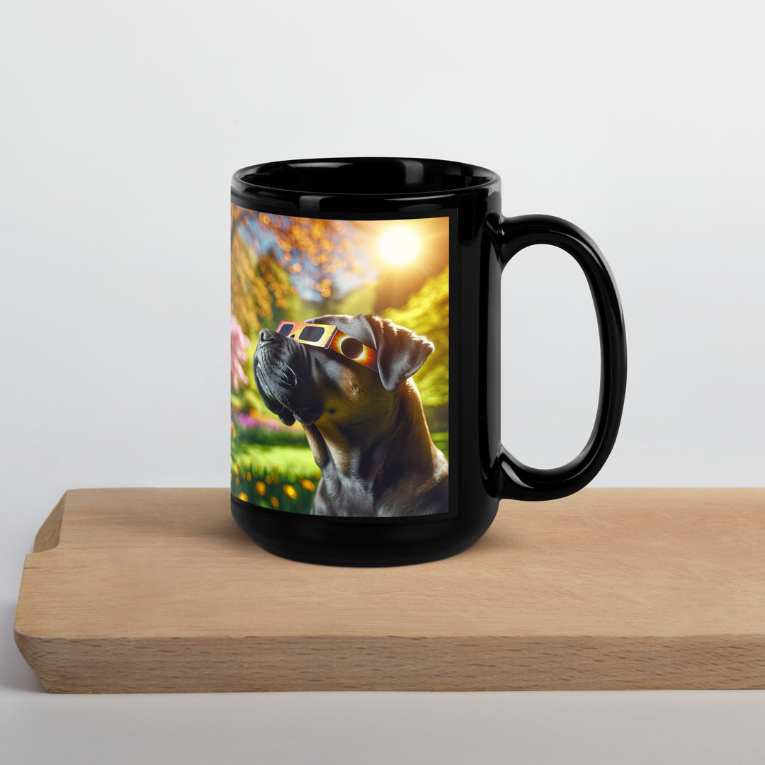 Cane Corso Eclipse- Black Glossy Mug