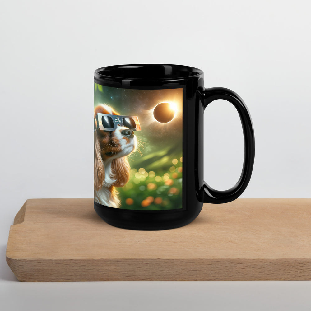 Cavalier King Charles Spaniel Eclipse- Black Glossy Mug