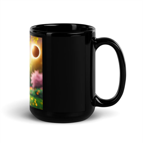 Dachshund Eclipse- Black Glossy Mug