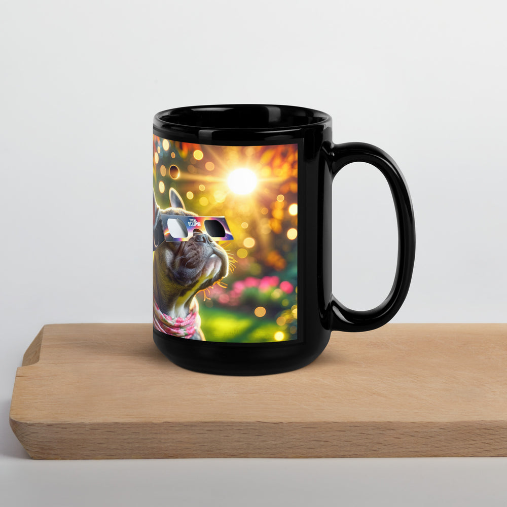 French Bulldog Eclipse- Black Glossy Mug v2