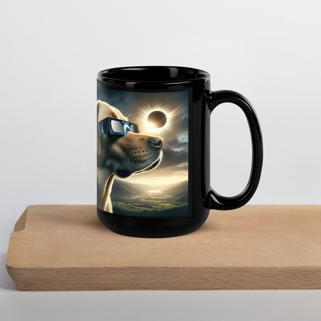 Labrador Retriever Eclipse- Black Glossy Mug