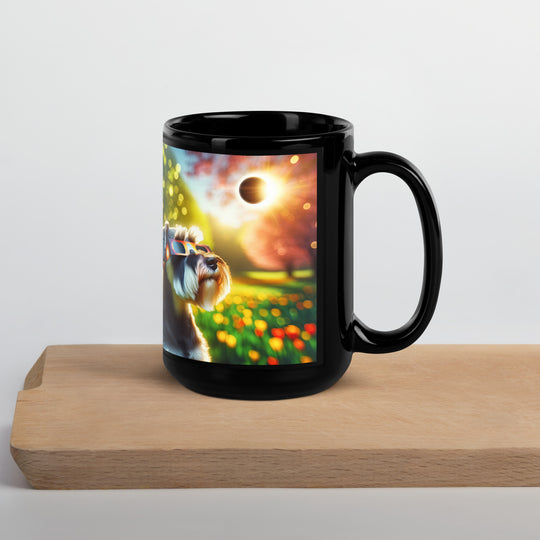 Miniature Schnauzer Eclipse- Black Glossy Mug v2