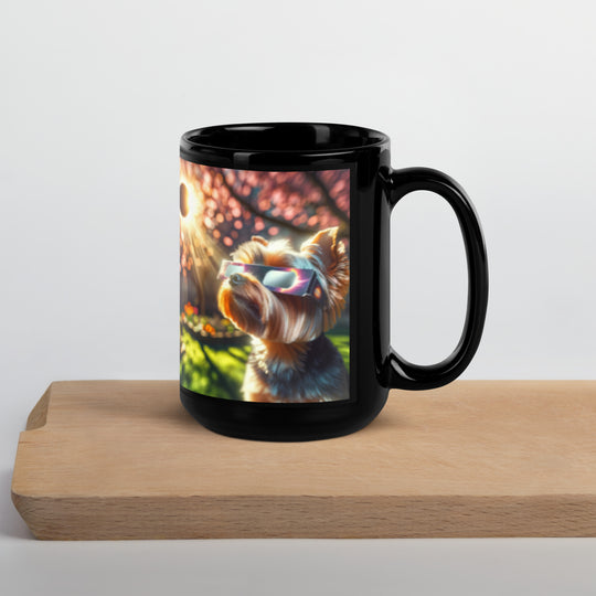 Bernedoodle Eclipse- Black Glossy Mug v2