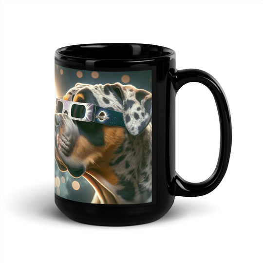 Catahoula Bulldog Eclipse- Black Glossy Mug v2