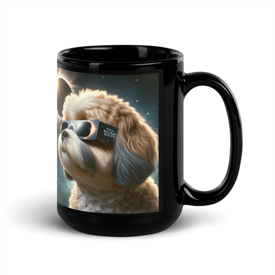 Cavachon Eclipse- Black Glossy Mug