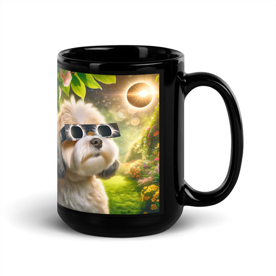 Cavachon Eclipse- Black Glossy Mug v2