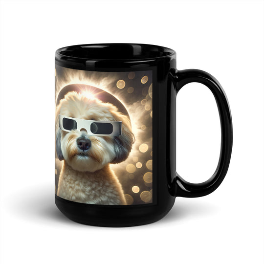 Maltipoo Eclipse- Black Glossy Mug