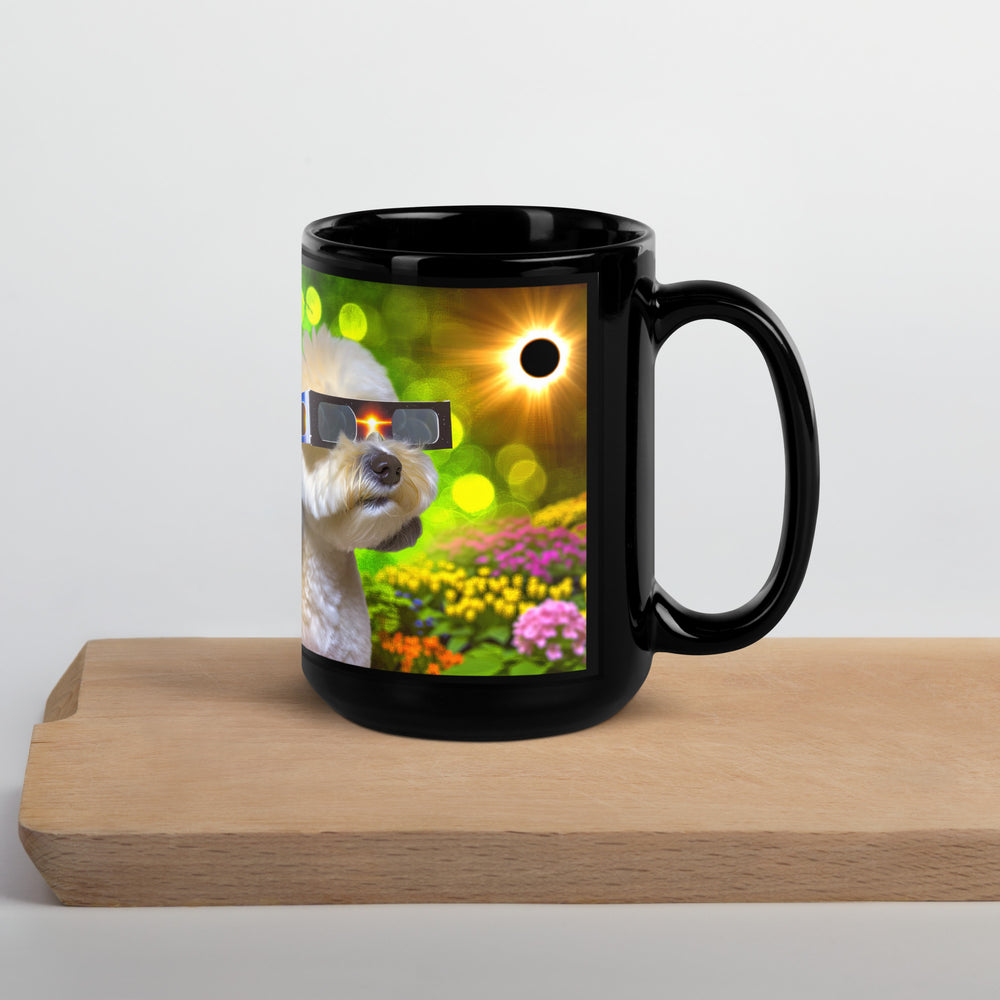 Maltipoo Eclipse- Black Glossy Mug v2