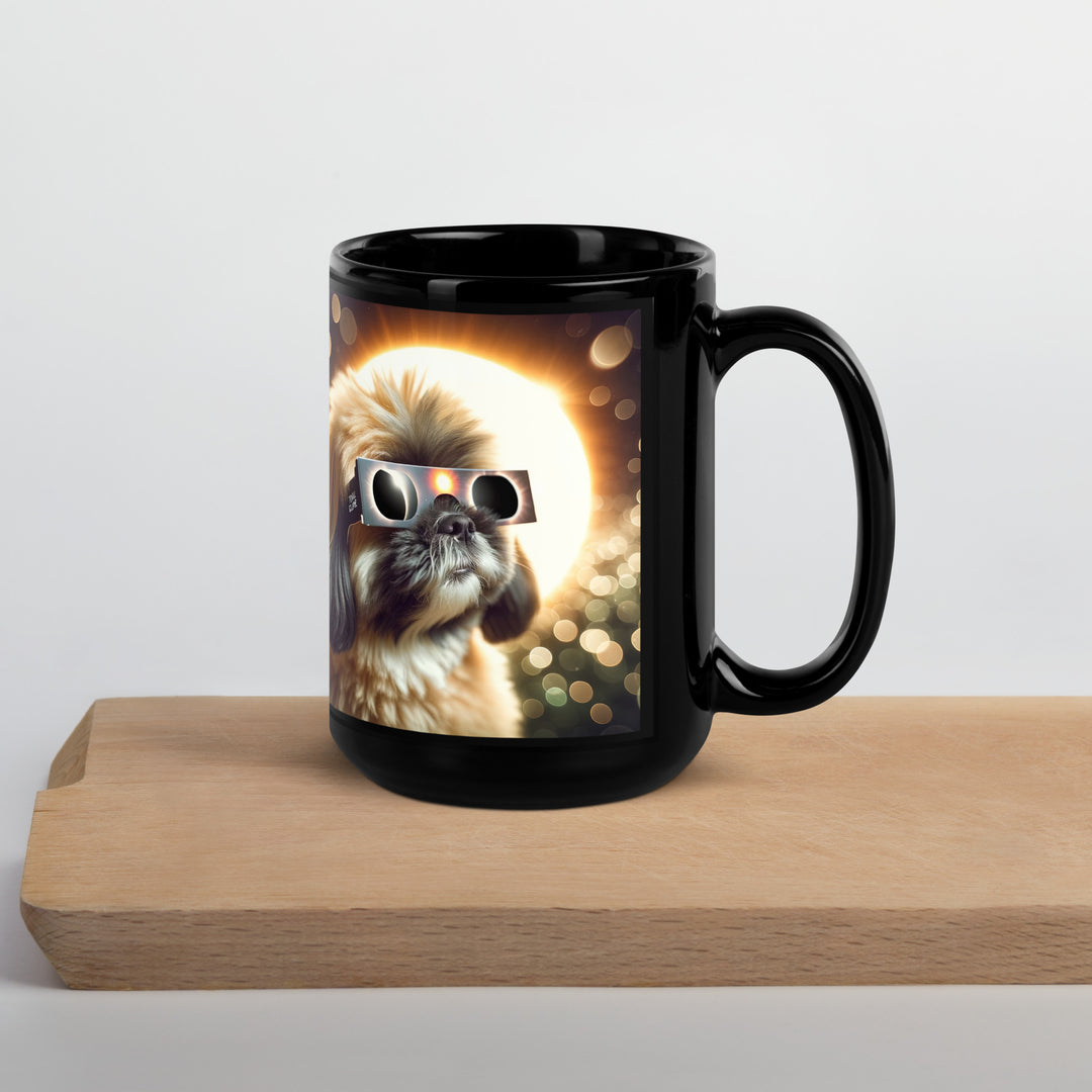 Pekapoo Eclipse- Black Glossy Mug v2