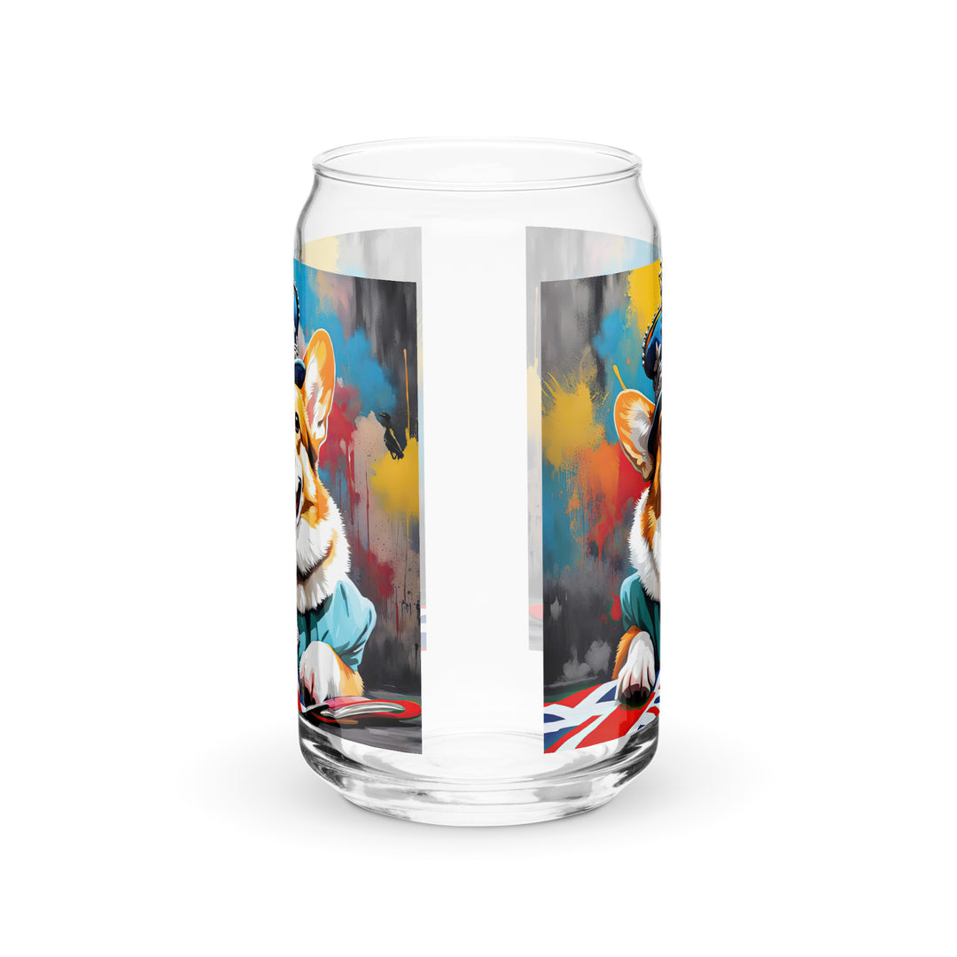 Pembroke Welsh Corgi- Can-shaped glass v2