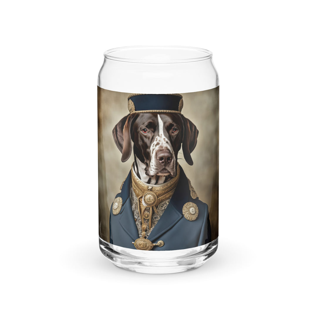 German Shorthaired Pointer- Can-Shaped Glass v3