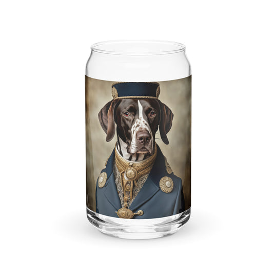 German Shorthaired Pointer- Can-Shaped Glass v3