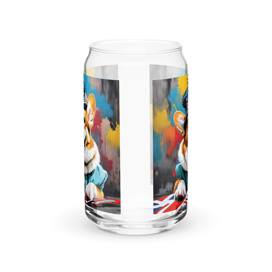 Pembroke Welsh Corgi- Can-shaped glass v2