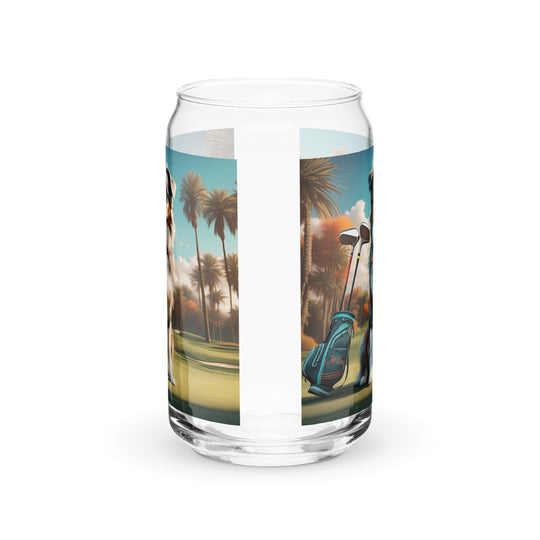 Australian Shepherd Golfer- Can-shaped glass v2