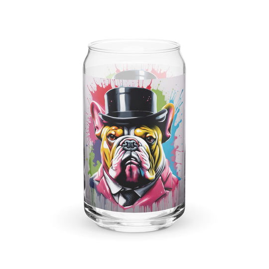 Bulldog- Can-shaped glass v2