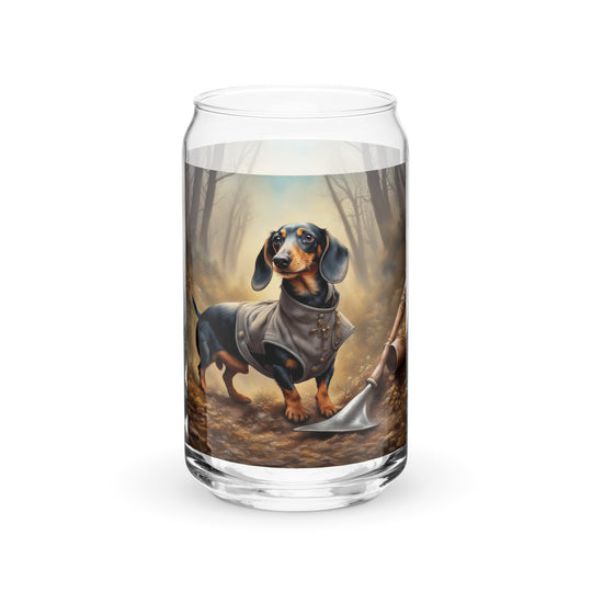 Dachshund- Can-shaped glass v2