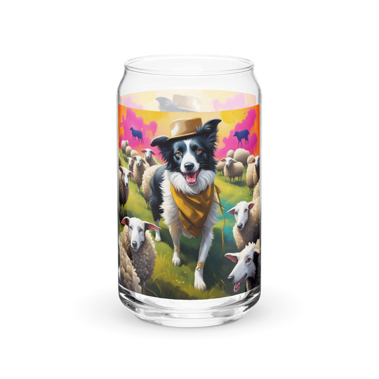 Australian Shepherd- Can-shaped glass v2